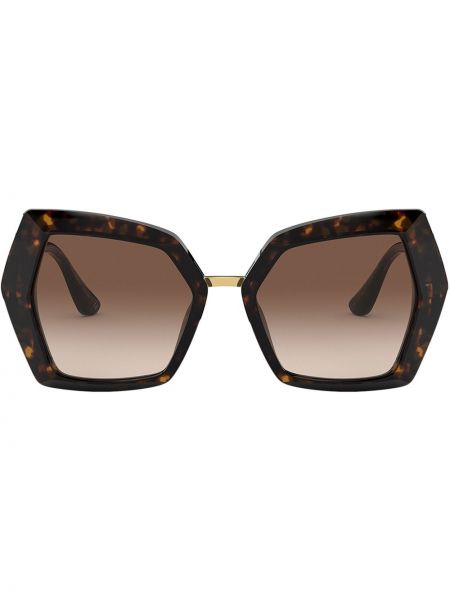 Overdimensjonert briller Dolce & Gabbana Eyewear brun