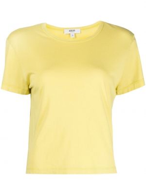 Тениска Agolde жълто