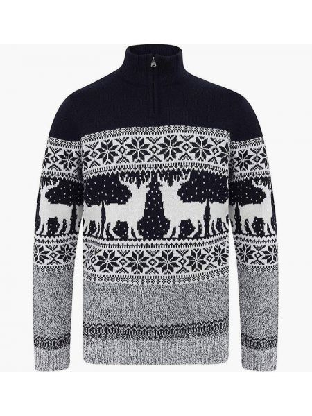 Рождественский свитер на молнии Christmas