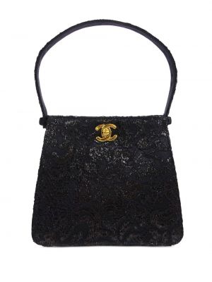 Чанта за ръка с дантела Chanel Pre-owned