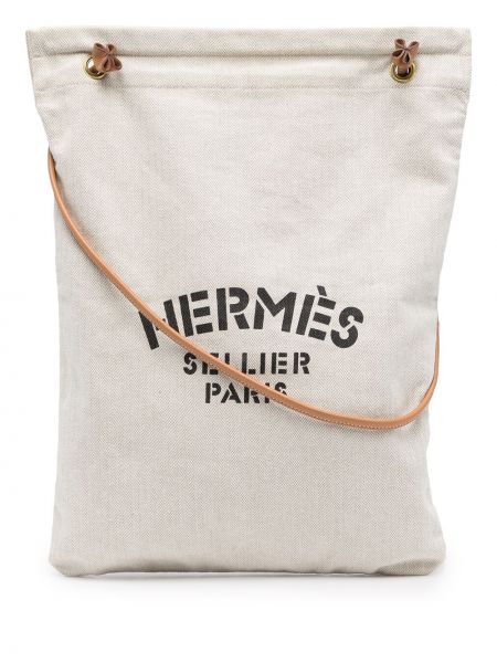 Bolsa de hombro Hermès dorado