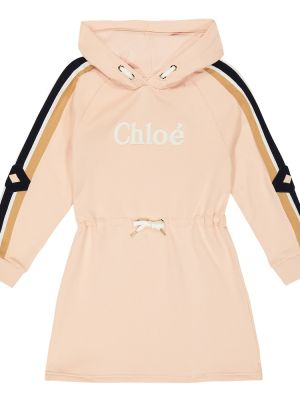 Hette bomull dress for jenter Chloe Kids rosa