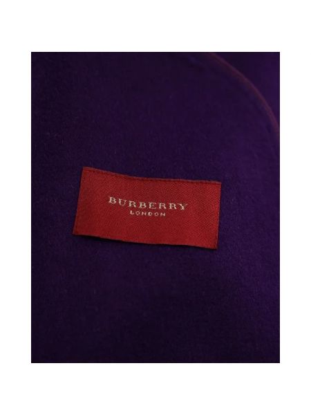 Chaqueta de lana Burberry Vintage violeta