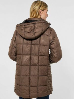 Зимнее пальто в уличном стиле Street One коричневое