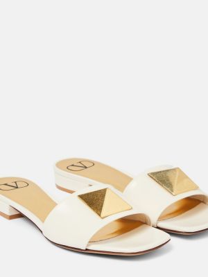 Pantofi din piele Valentino Garavani alb