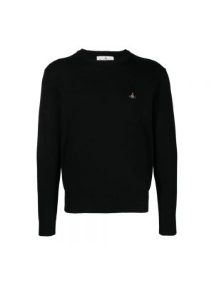 Sweter z okrągłym dekoltem Vivienne Westwood czarny