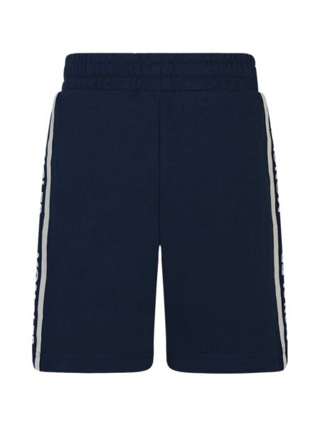 Fleece shorts for piger Moncler Enfant blå