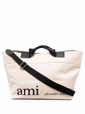 Trykt shoppingbag Ami Paris