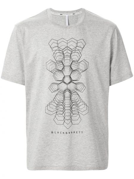 Camiseta con estampado Blackbarrett gris