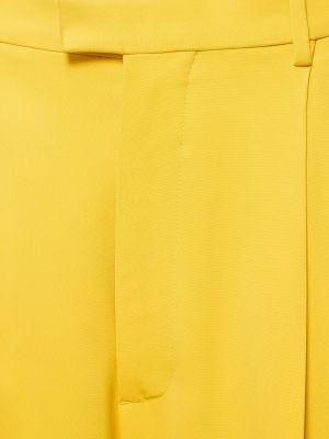 Pliszírozott nadrág Marni sárga