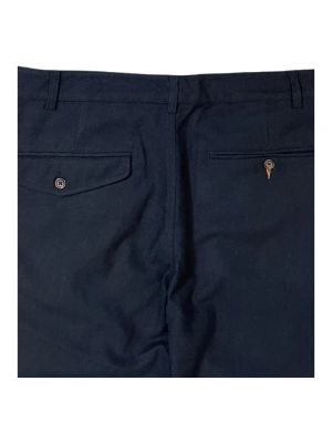 Pantalones de lana plisados Universal Works azul