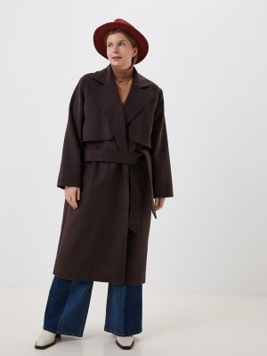 Пальто Chic De Femme, коричневое