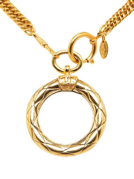 Auksu dengtas pakabukas Chanel Pre-owned auksinė