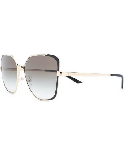 Okulary przeciwsłoneczne oversize Prada Eyewear czarne