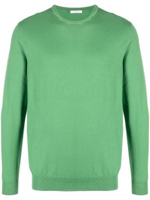 Kokvilnas džemperis Boglioli zaļš