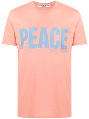 Camiseta con estampado Katharine Hamnett London rosa