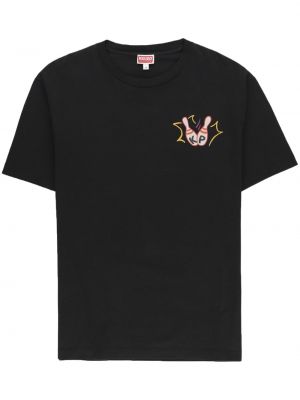 Tričko s okrúhlym výstrihom Kenzo čierna