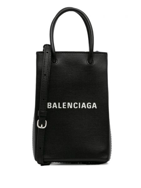 Bevásárlótáska Balenciaga Pre-owned fekete