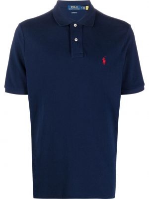 Brodert poloskjorte Polo Ralph Lauren blå