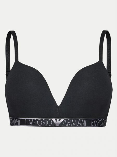 Mäkká podprsenka Emporio Armani Underwear čierna