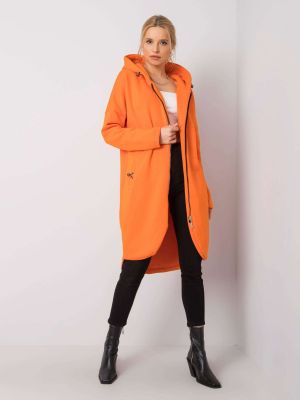 Bluza oversize Fashionhunters - Pomarańczowy