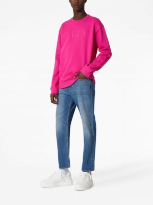 Sweatshirt mit print Valentino Garavani pink