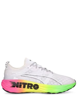 Sneakersy Puma Nitro białe