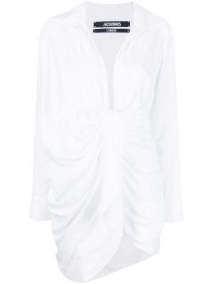 Vestido camisero Jacquemus blanco