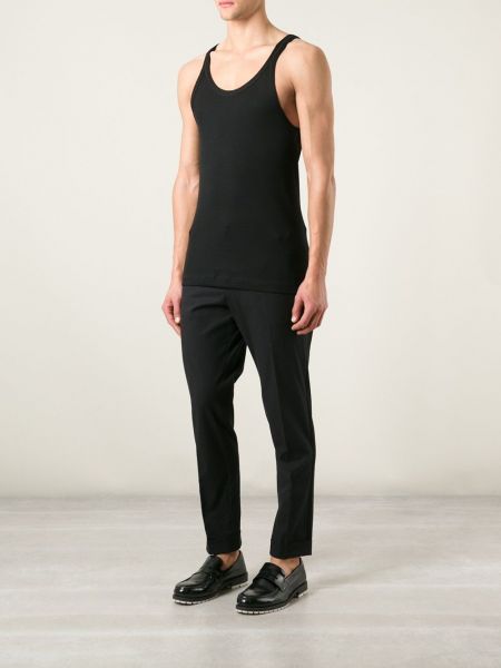 Camiseta sin mangas Dolce & Gabbana negro