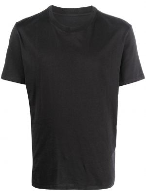 T-shirt con scollo tondo Maison Margiela nero