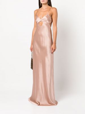 Zīda kleita Michelle Mason rozā