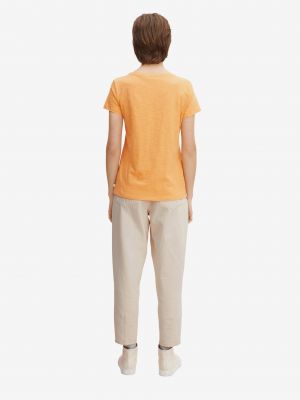 Tričko Tom Tailor Denim oranžové