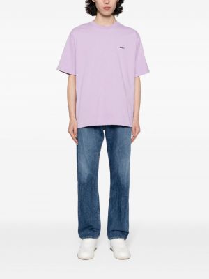 Bavlněné tričko A Bathing Ape® fialové