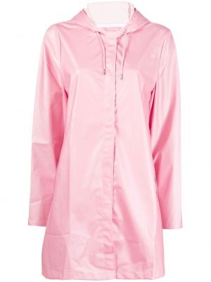 Parkas med huva Rains rosa