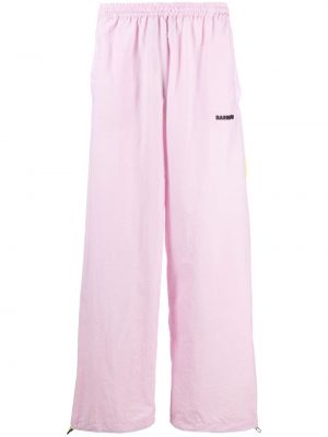 Pantaloni cu croială lejeră Barrow roz
