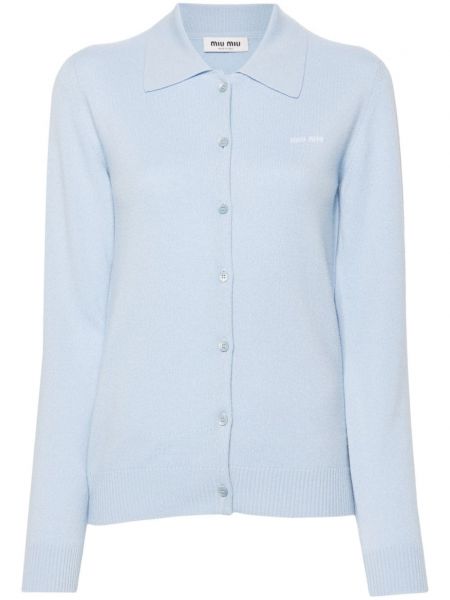 Cardigan Miu Miu blå