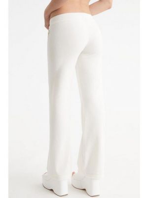 Широкие брюки Juicy Couture белые