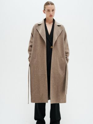 Пальто классическое LIURO LULA PREMIUM InWear, меланж коричневый