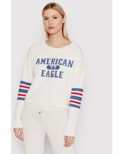 Pull American Eagle blanc