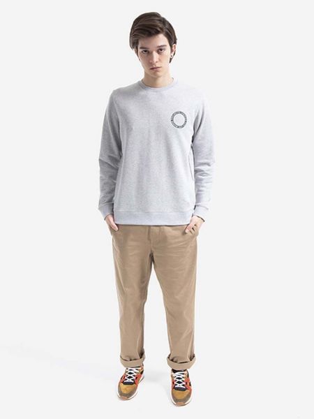 Hanorac din bumbac Norse Projects gri