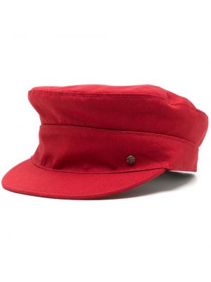 Kokvilnas berete bez papēžiem Maison Michel sarkans
