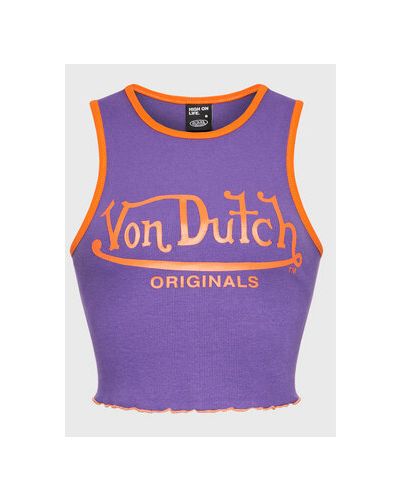 Top slim fit Von Dutch violet