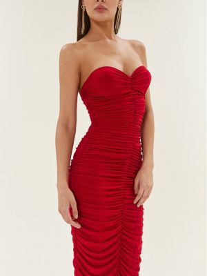 Κοκτέιλ φόρεμα Norma Kamali κόκκινο