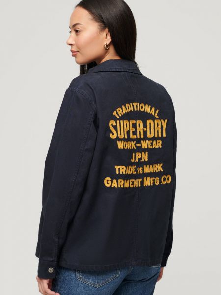 Джинсовая куртка Superdry синяя