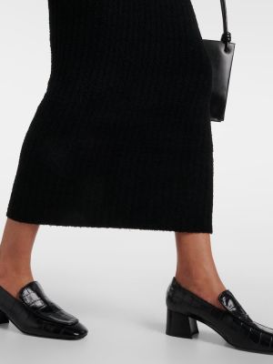 Vestito lungo di lana Toteme nero