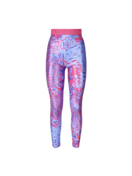 Leggings Versace Jeans Couture lila