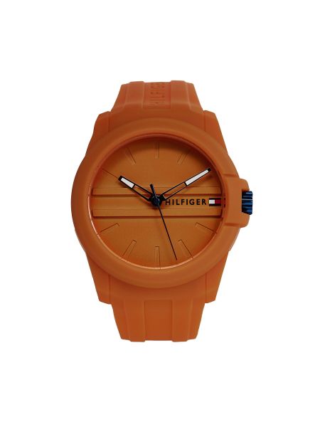Zegarek Tommy Hilfiger pomarańczowy