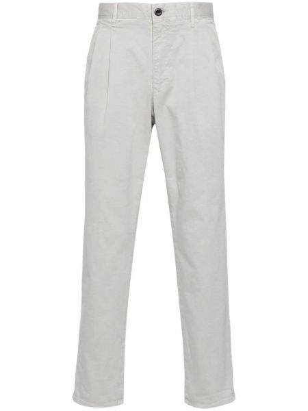Pantalon chino en coton Incotex gris