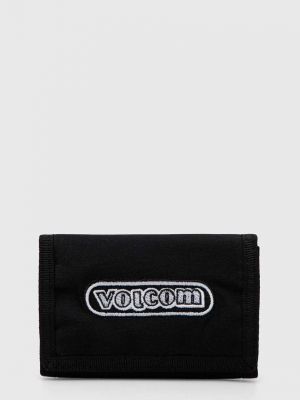 Bavlněná peněženka Volcom černá