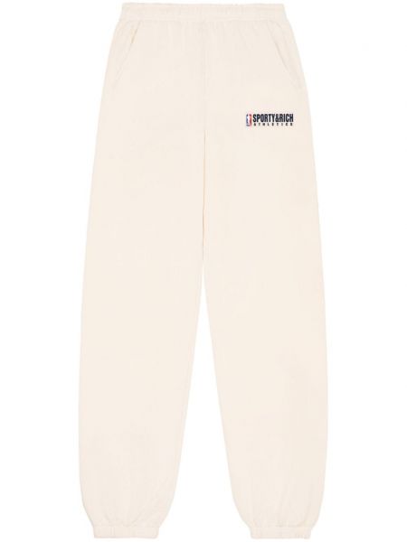 Спортни панталони Sporty & Rich бяло